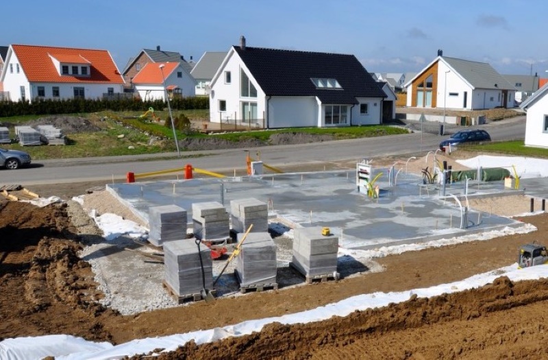 9. Anlagga Husgrund Gjutning Betongplatta