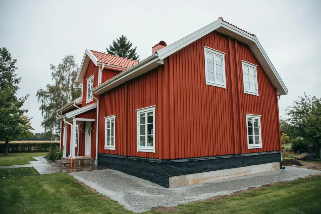 omdr nering av k llargrund med dr neringsskivor i tj rnarp h r