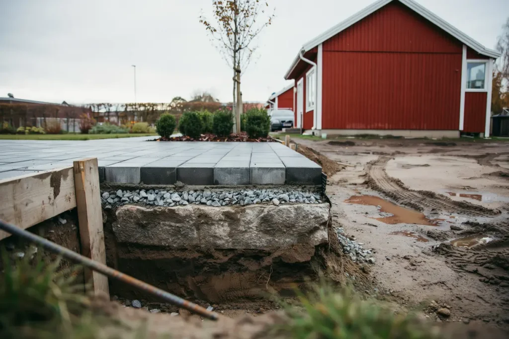 s undviker du tj llyft i uppfart och g ngar r tt uppbyggnad f r svensk mark