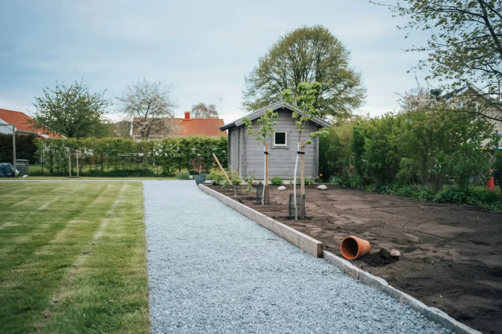 markplanering och terst llning efter gr varbete i tj rnarp h r