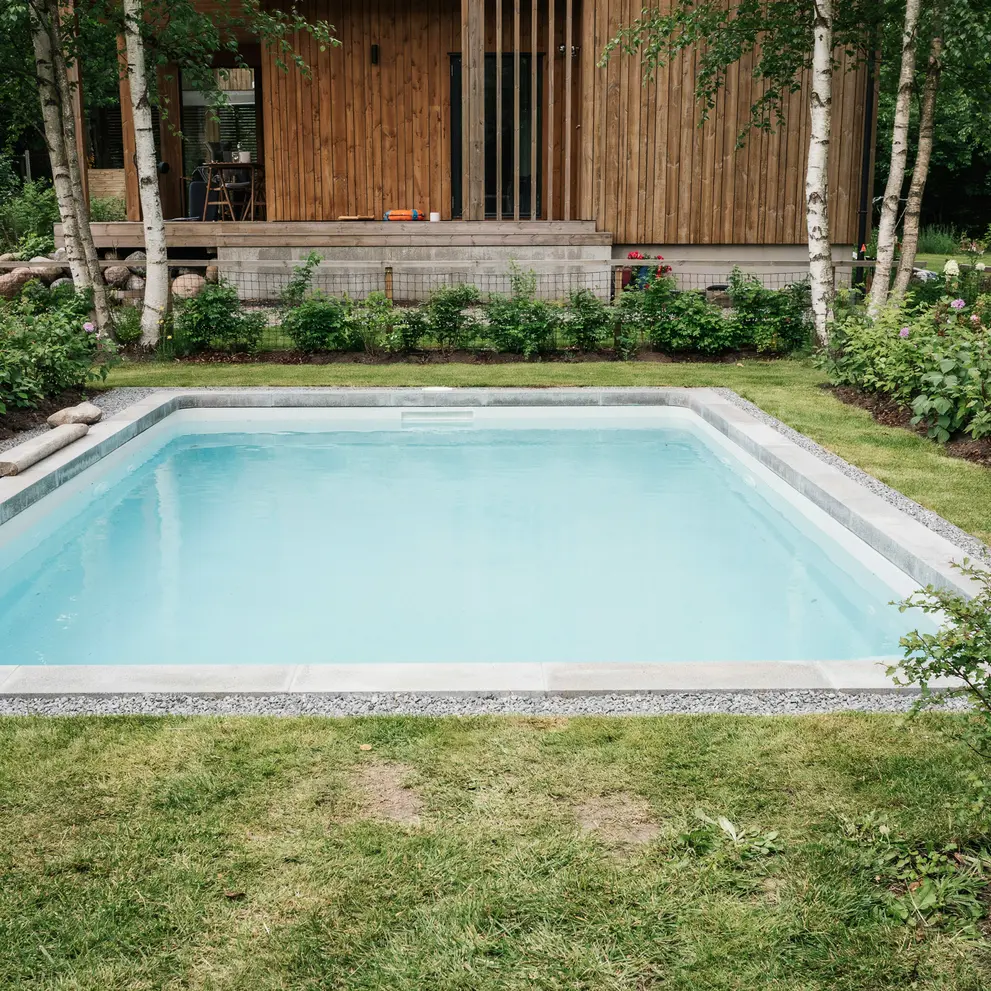 anlagga grava bygga pool i hoor skane