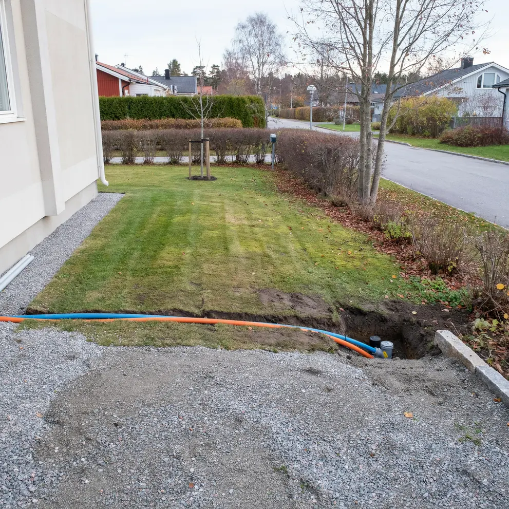 koppla kommunalt vatten avlopp i hoor skane