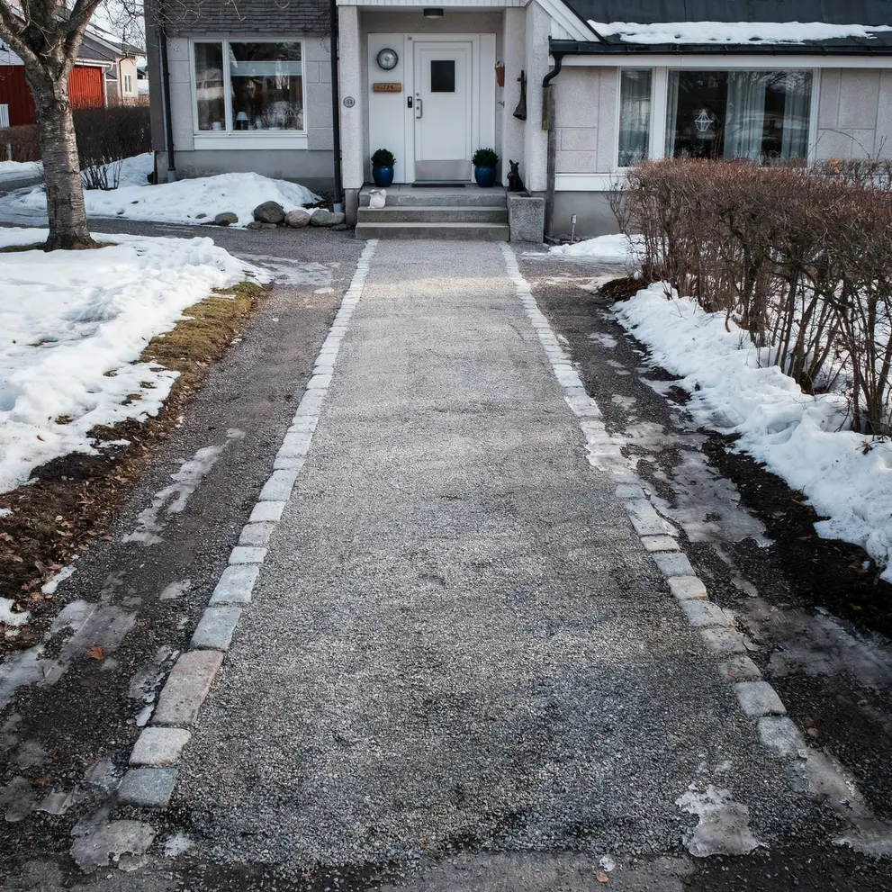 snorojning plogning vinterunderhall halkbekampning i hoor skane